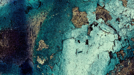 Excavated open-pit revealed a stark disorder